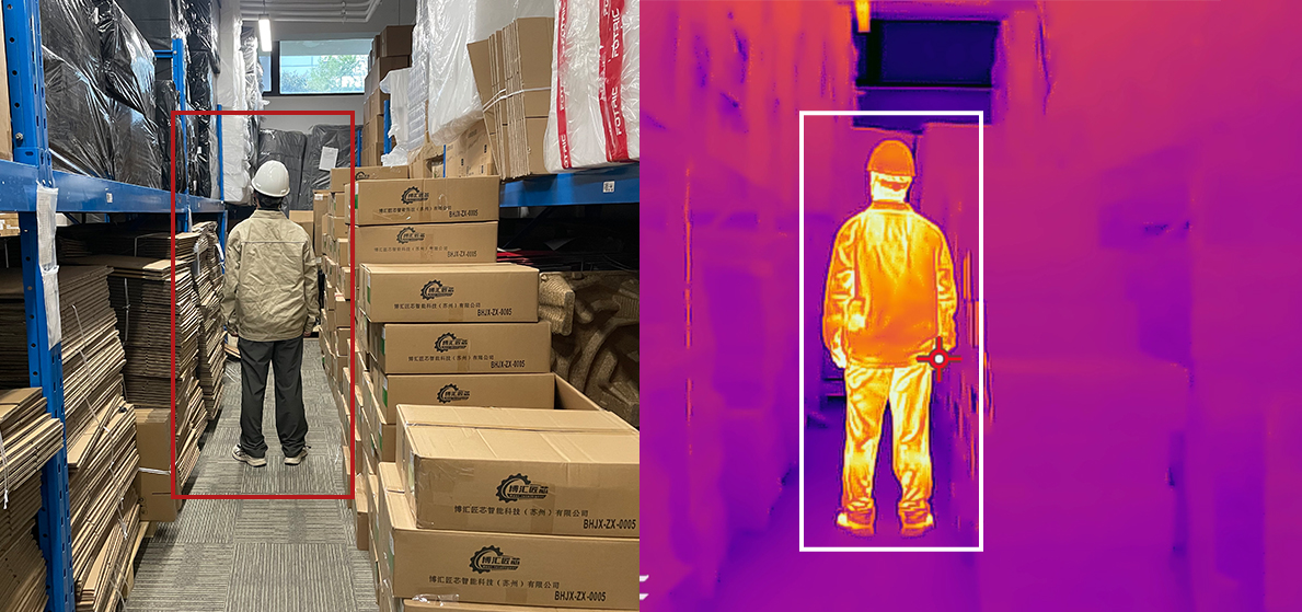 FOTRIC热成像探头监控人员入侵