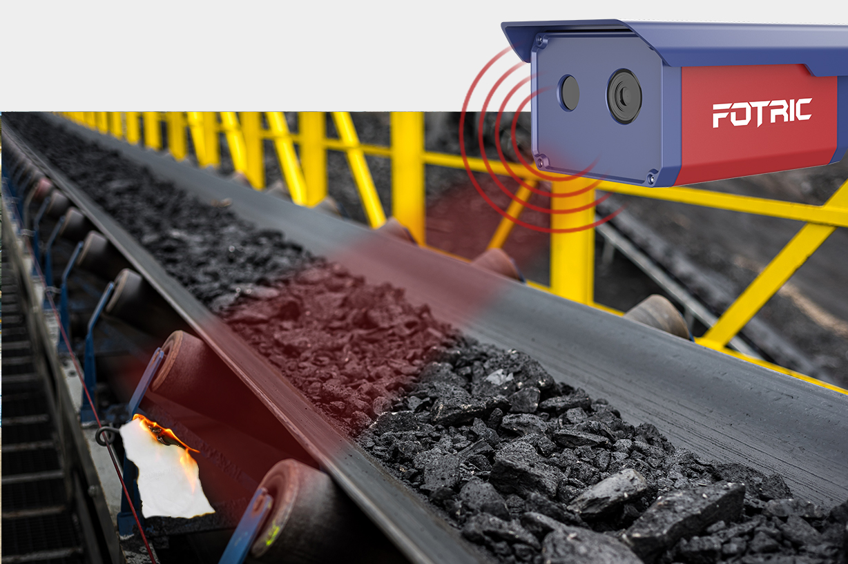 FOTRIC热成像摄像头监控火灾